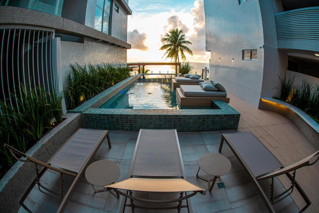 Apartamento Com Jacuzzi Na Beira Mar De Joao Pessoa No Branco Haus Екстер'єр фото