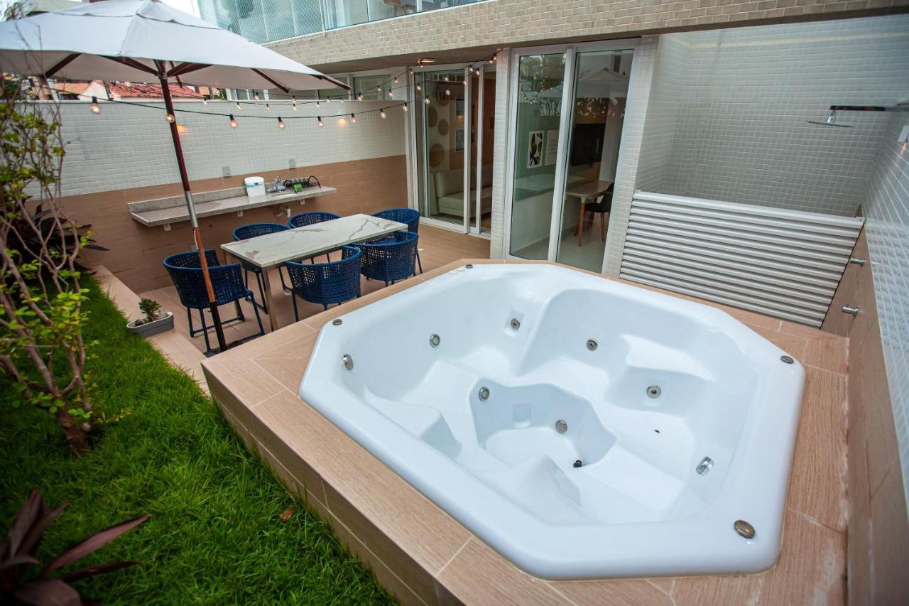 Apartamento Com Jacuzzi Na Beira Mar De Joao Pessoa No Branco Haus Екстер'єр фото