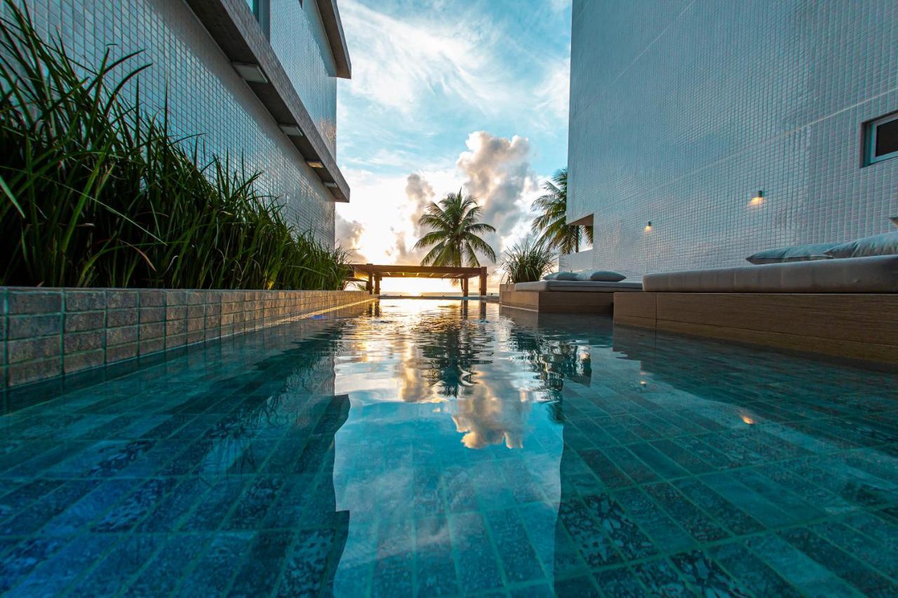 Apartamento Com Jacuzzi Na Beira Mar De Joao Pessoa No Branco Haus Екстер'єр фото