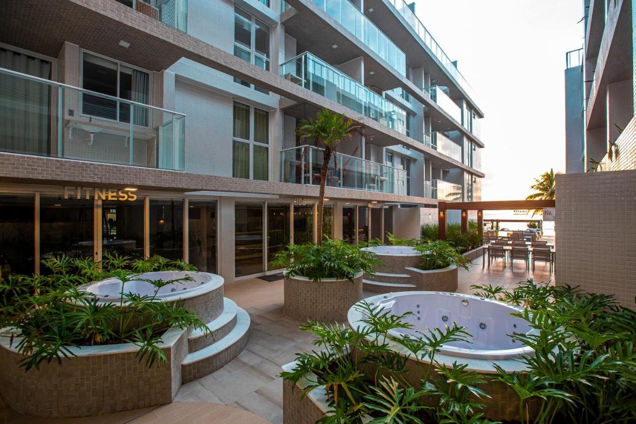 Apartamento Com Jacuzzi Na Beira Mar De Joao Pessoa No Branco Haus Екстер'єр фото