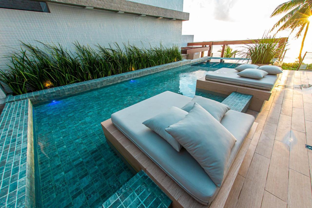 Apartamento Com Jacuzzi Na Beira Mar De Joao Pessoa No Branco Haus Екстер'єр фото